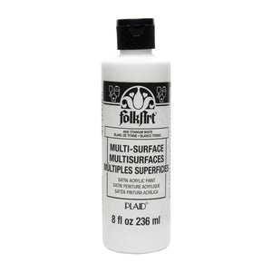 FolkArt Multi-Surface Acrylic Paint - Titanium White