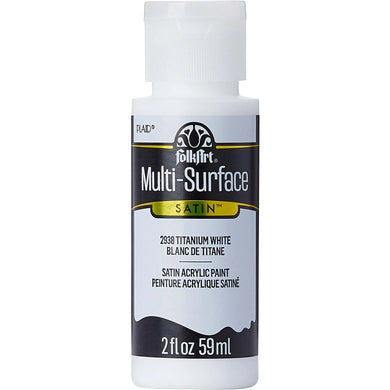 FolkArt Multi-Surface Acrylic Paint - Titanium White