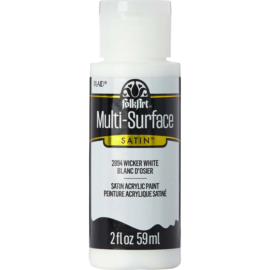 FolkArt Multi-Surface Acrylic Paint - Wicker White