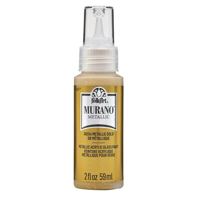 FolkArt Murano Glass Paint - Metallic Gold