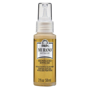 FolkArt Murano Glass Paint - Metallic Gold