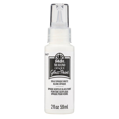 FolkArt Murano Glass Paint - Opaque White