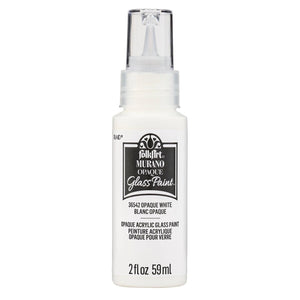 FolkArt Murano Glass Paint - Opaque White