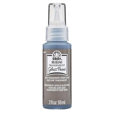 FolkArt Murano Glass Paint - Transparent Smoky Gray