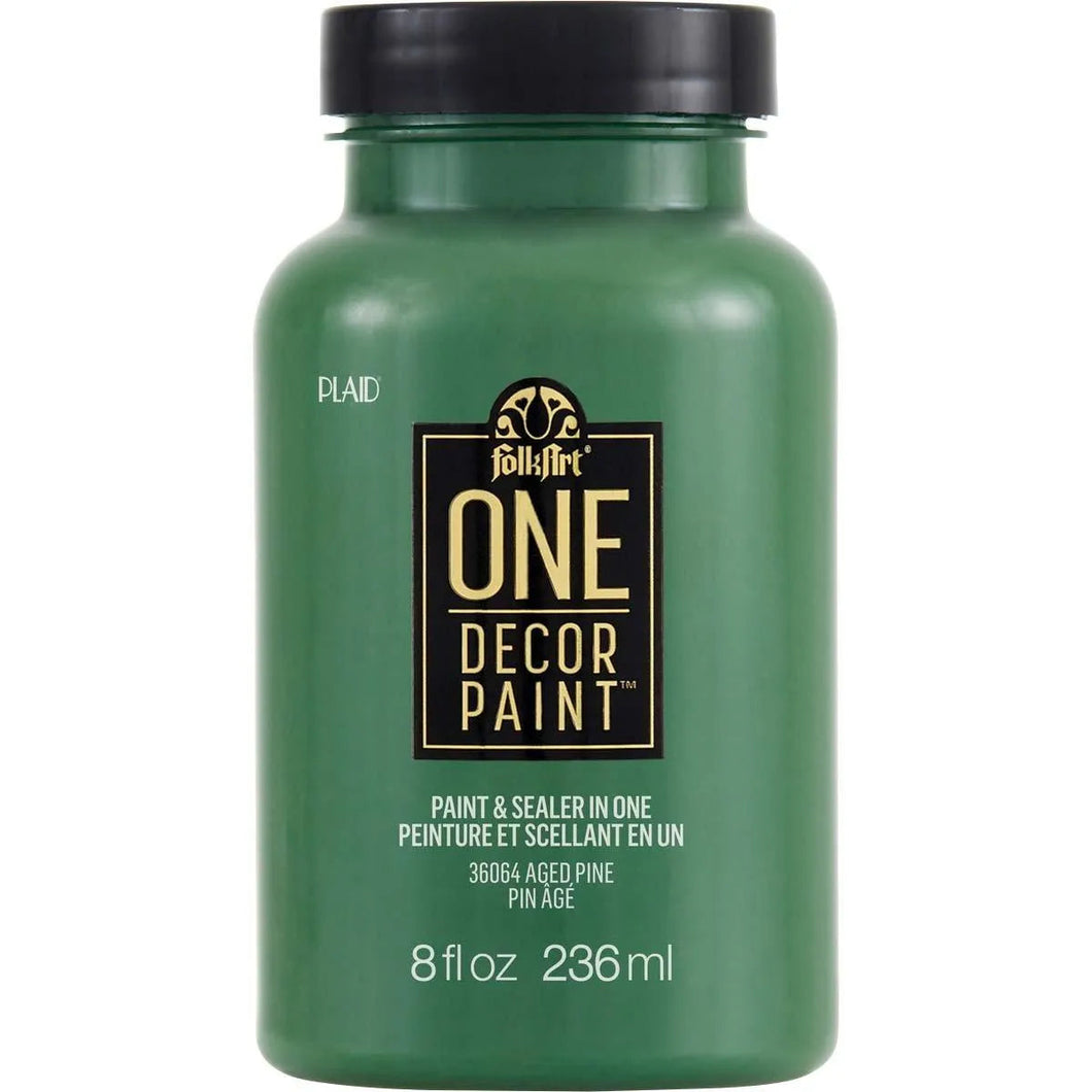 FolkArt One Decor Paint - Aged Pine