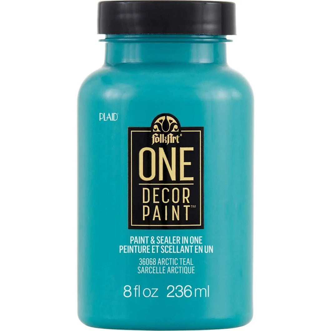 FolkArt One Decor Paint - Arctic Teal