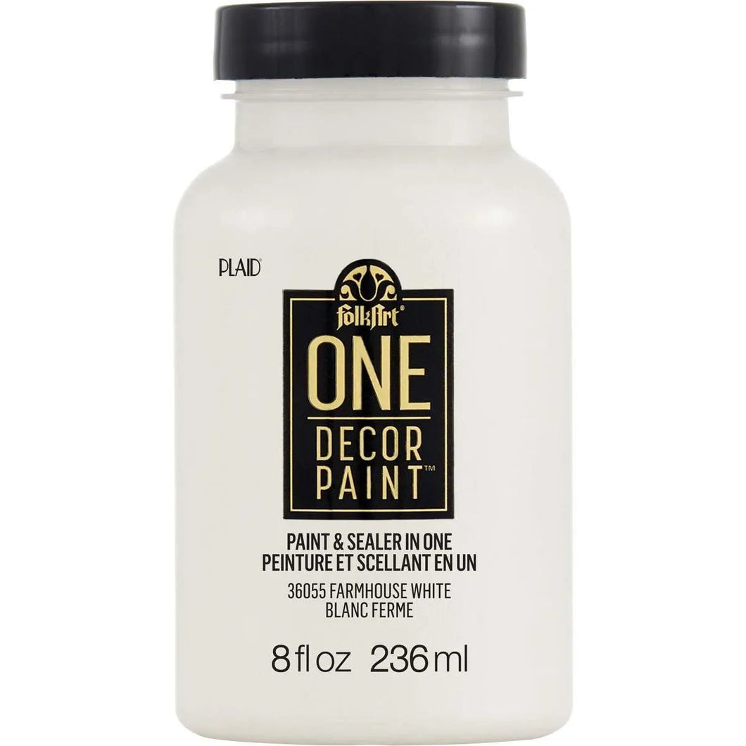 FolkArt One Decor Paint - Farmhouse White