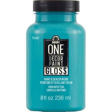 FolkArt One Decor Paint Gloss - Arctic Teal