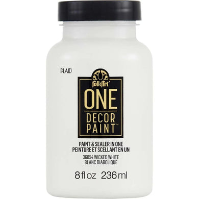 FolkArt One Decor Paint - Wicked White