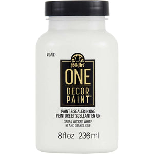 FolkArt One Decor Paint - Wicked White