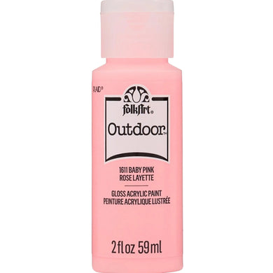 FolkArt Outdoor Acrylic Paint - Baby Pink