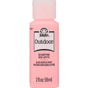 FolkArt Outdoor Acrylic Paint - Baby Pink
