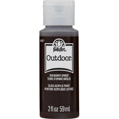 FolkArt Outdoor Acrylic Paint - Burnt Umber