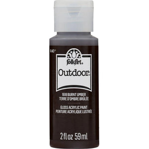 FolkArt Outdoor Acrylic Paint - Burnt Umber