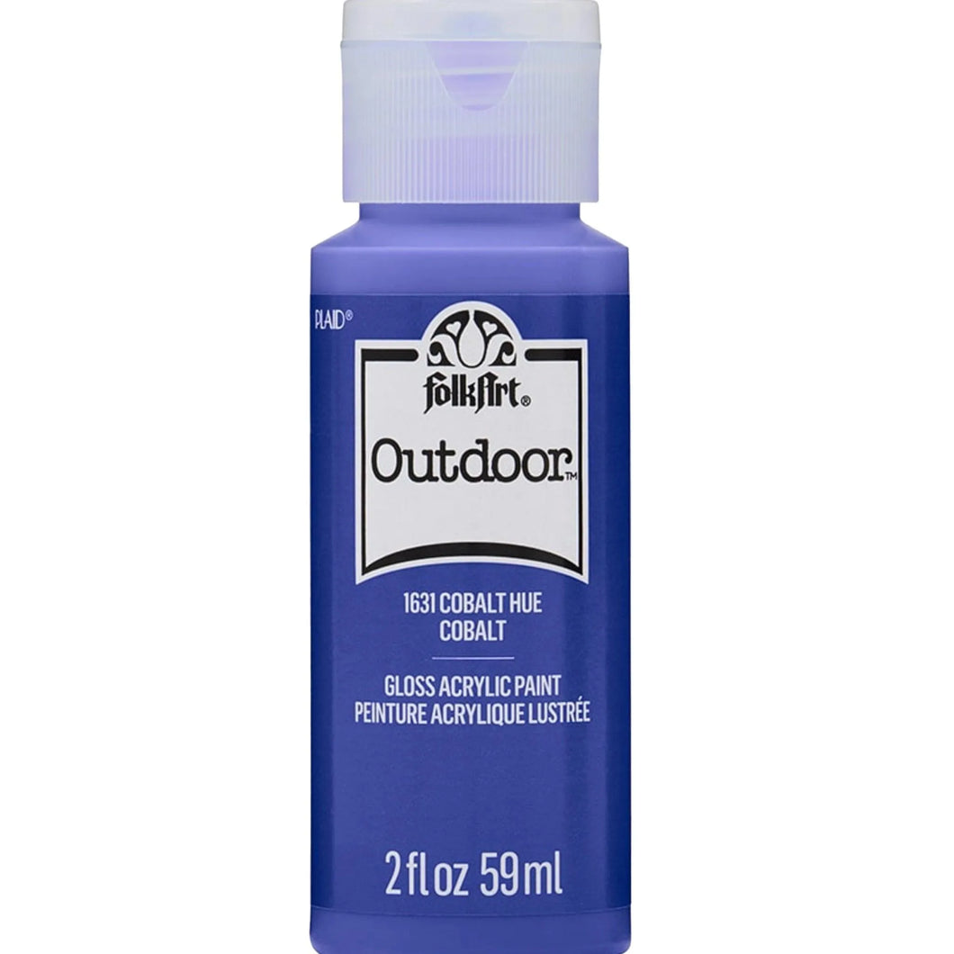 FolkArt Outdoor Acrylic Paint - Cobalt Hue