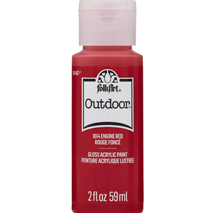 FolkArt Outdoor Acrylic Paint - Engine Red
