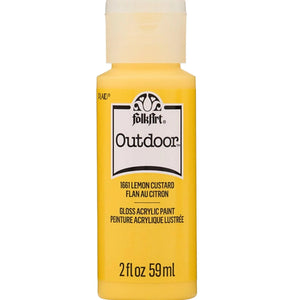FolkArt Outdoor Acrylic Paint - Lemon Custard