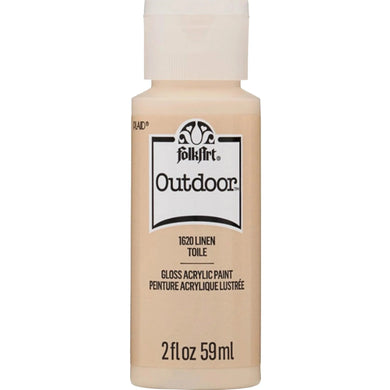 FolkArt Outdoor Acrylic Paint - Linen