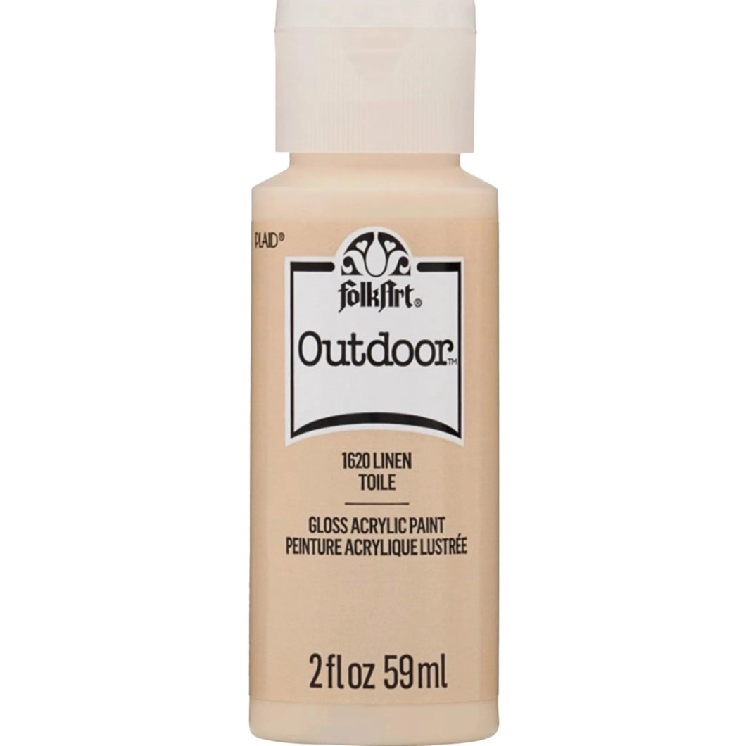 FolkArt Outdoor Acrylic Paint - Linen