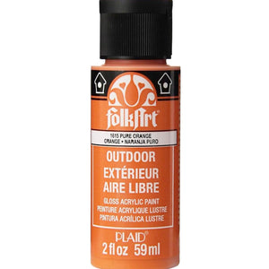 FolkArt Outdoor Acrylic Paint - Pure Orange