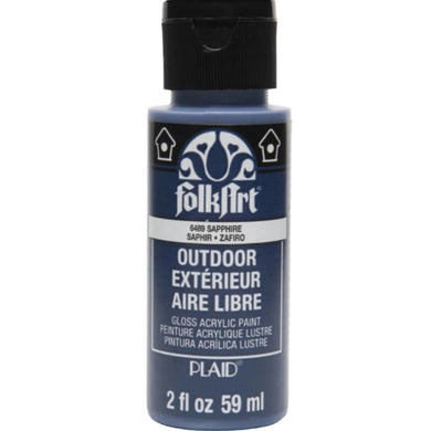 FolkArt Outdoor Acrylic Paint - Sapphire
