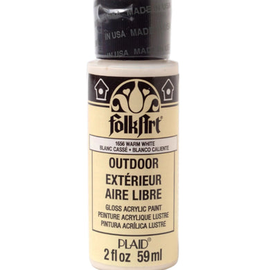 FolkArt Outdoor Acrylic Paint - Warm White
