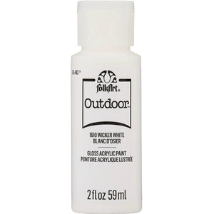 FolkArt Outdoor Acrylic Paint - Wicker White
