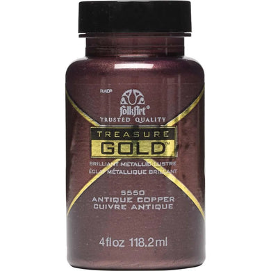 FolkArt Treasure Gold Acrylic Paint - Antique Copper