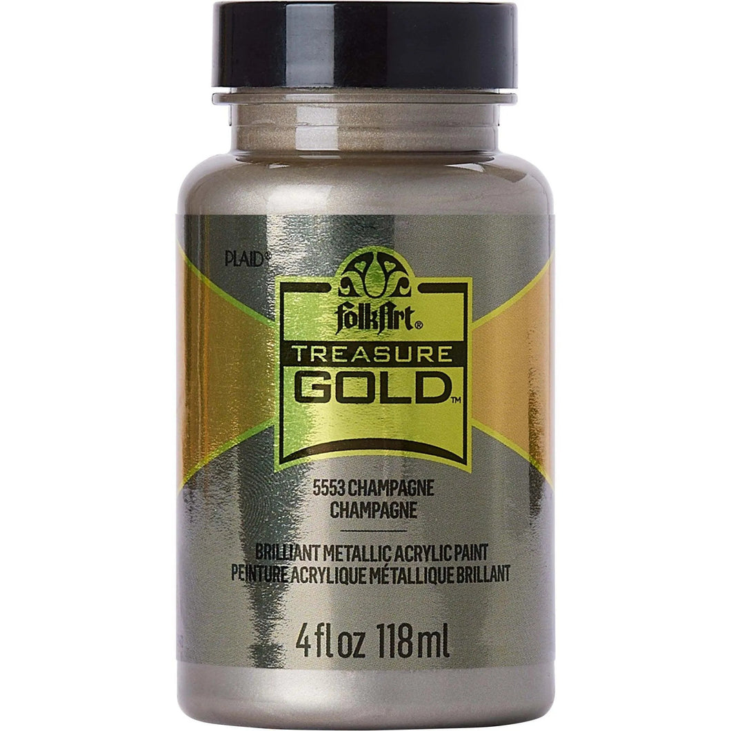 FolkArt Treasure Gold Acrylic Paint - Champagne