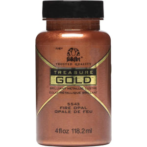 FolkArt Treasure Gold Acrylic Paint - Fire Opal