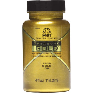 FolkArt Treasure Gold Acrylic Paint - Gold
