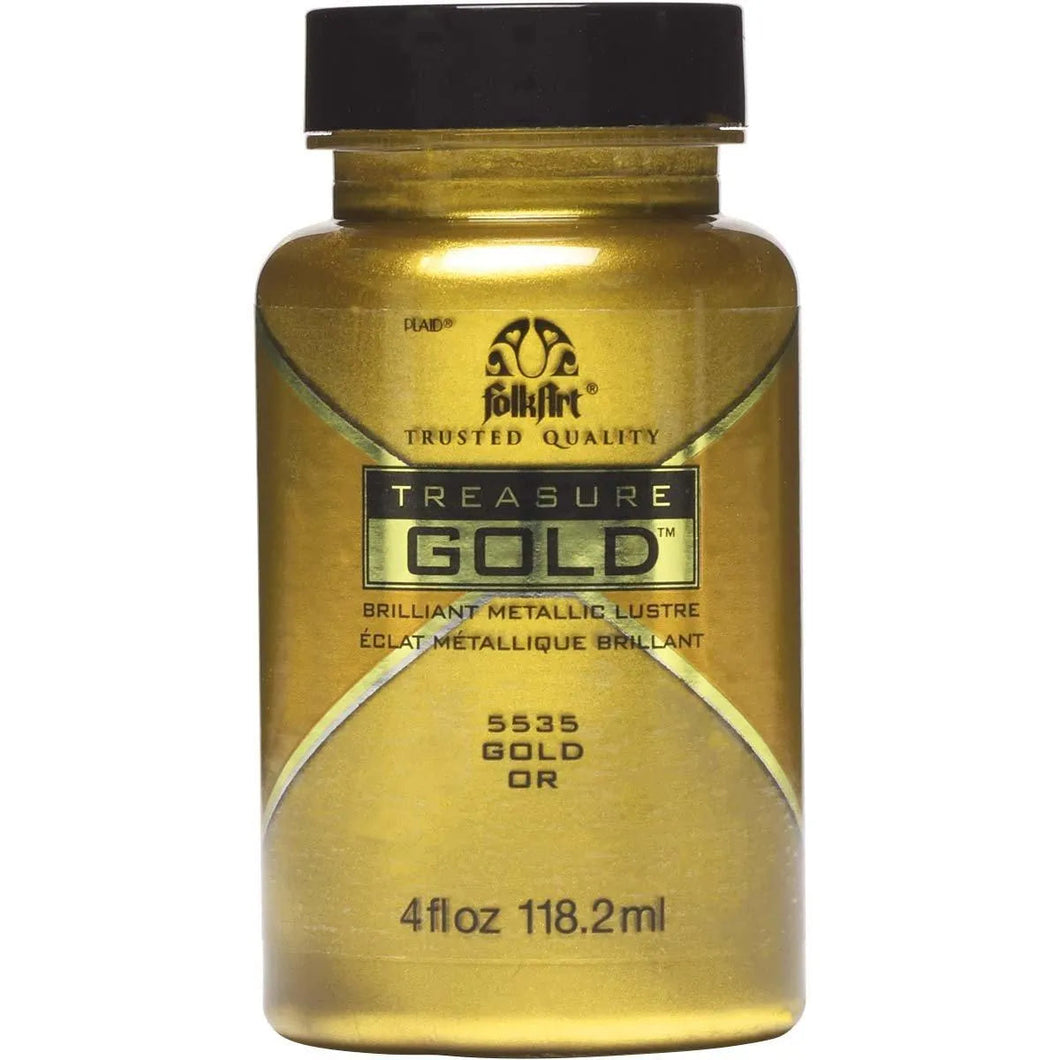 FolkArt Treasure Gold Acrylic Paint - Gold