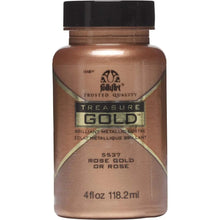 Load image into Gallery viewer, FolkArt Treasure Gold Acrylic Paint - Rose Gold