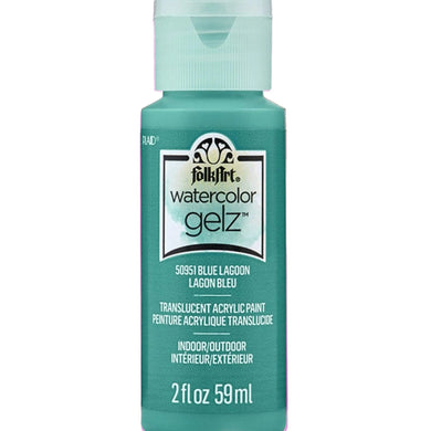 FolkArt Watercolor Gelz Acrylic Paint - Blue Lagoon