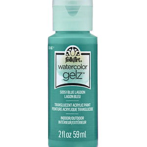 FolkArt Watercolor Gelz Acrylic Paint - Blue Lagoon
