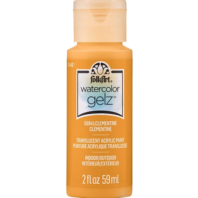 FolkArt Watercolor Gelz Acrylic Paint - Clementine