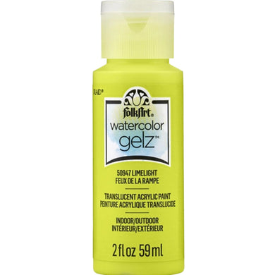 FolkArt Watercolor Gelz Acrylic Paint - Limelight