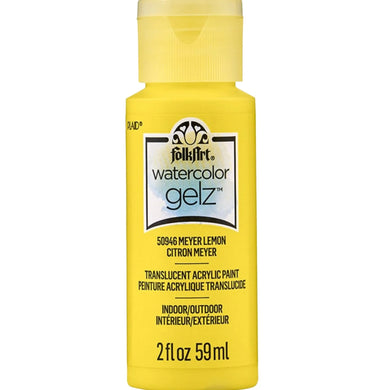 FolkArt Watercolor Gelz Acrylic Paint - Meyer Lemon