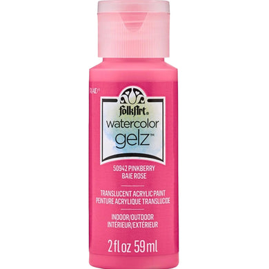 FolkArt Watercolor Gelz Acrylic Paint - Pinkberry