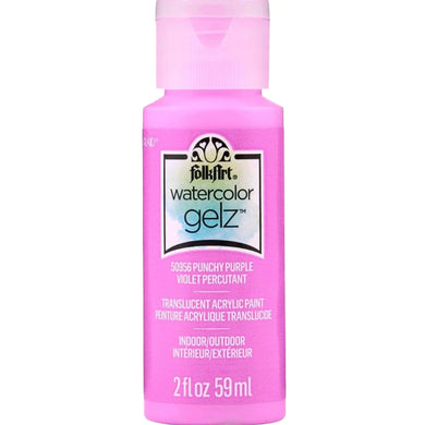 FolkArt Watercolor Gelz Acrylic Paint - Punchy Purple