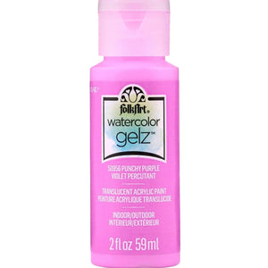 FolkArt Watercolor Gelz Acrylic Paint - Punchy Purple
