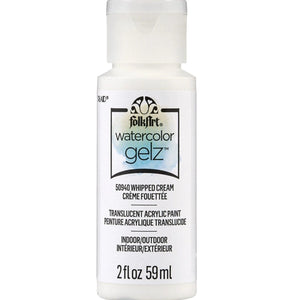 FolkArt Watercolor Gelz Acrylic Paint - Whipped Cream