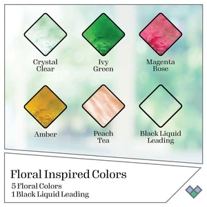 Gallery Glass Paint Set - Floral