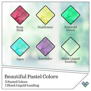 Gallery Glass Paint Set - Pastel