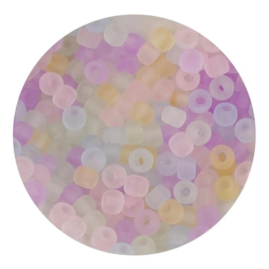 Glass Seed String Beads - Frosted Macaron Blend
