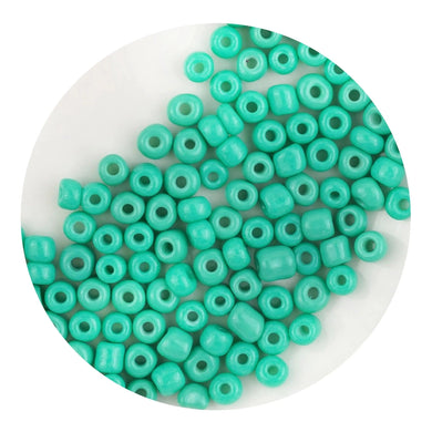 Glass Seed String Beads - Green
