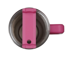 Load image into Gallery viewer, Handled Tumbler Shimmer Ombre- White &amp; Pink