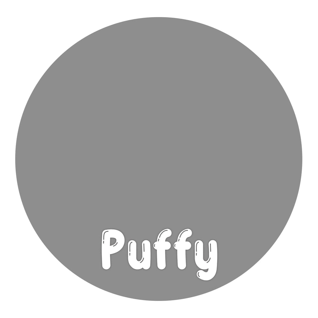 Heat Transfer Vinyl 3D Puffy HTV - Gray