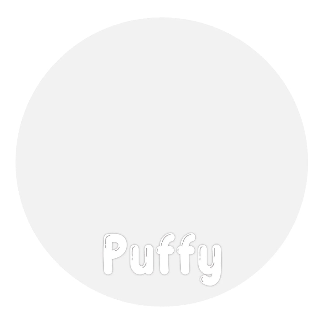 Heat Transfer Vinyl 3D Puffy HTV - White