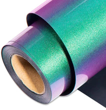 Load image into Gallery viewer, Heat Transfer Vinyl Chameleon HTV - Purple to Green